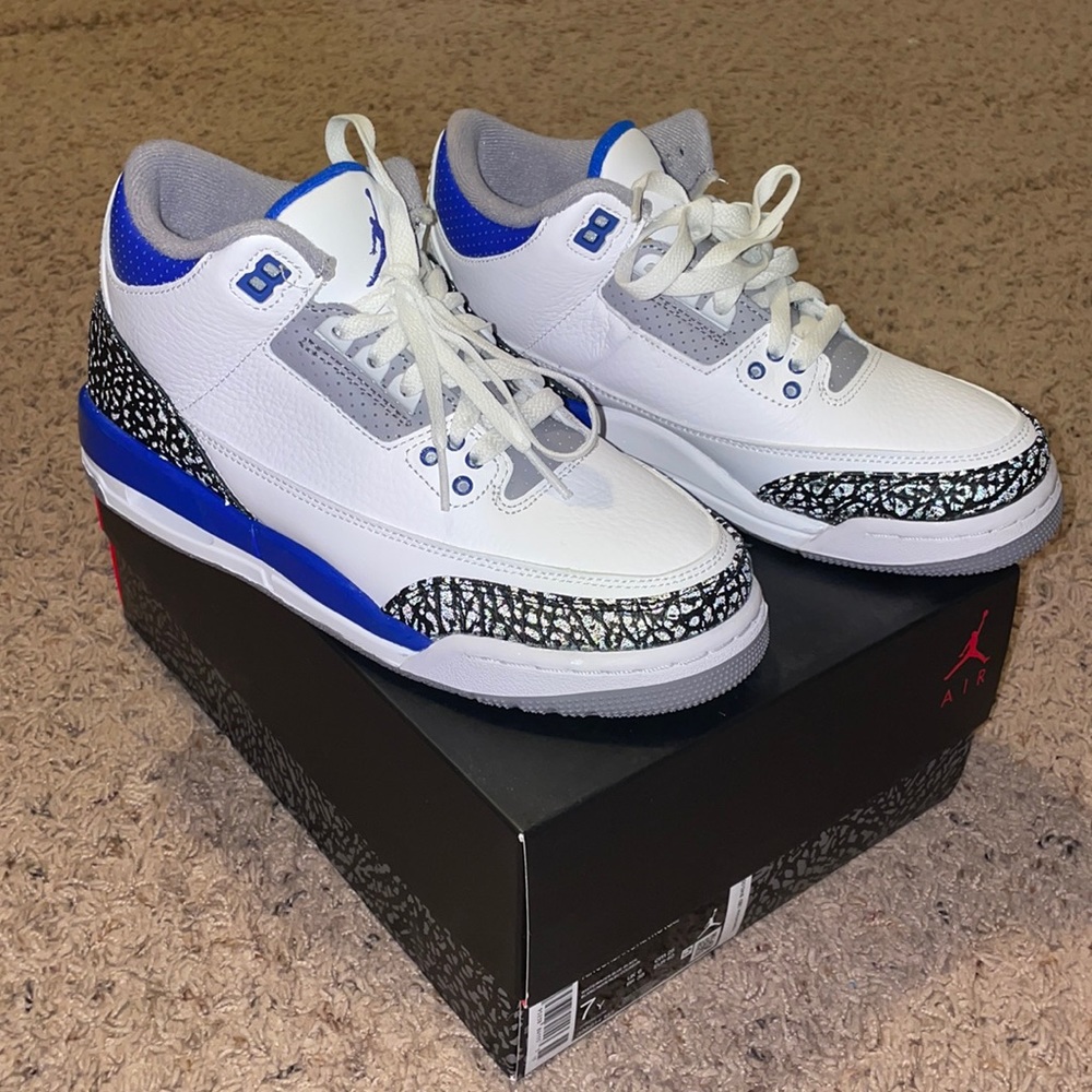 Air Jordan 3 Retro Racer Blue Size 7